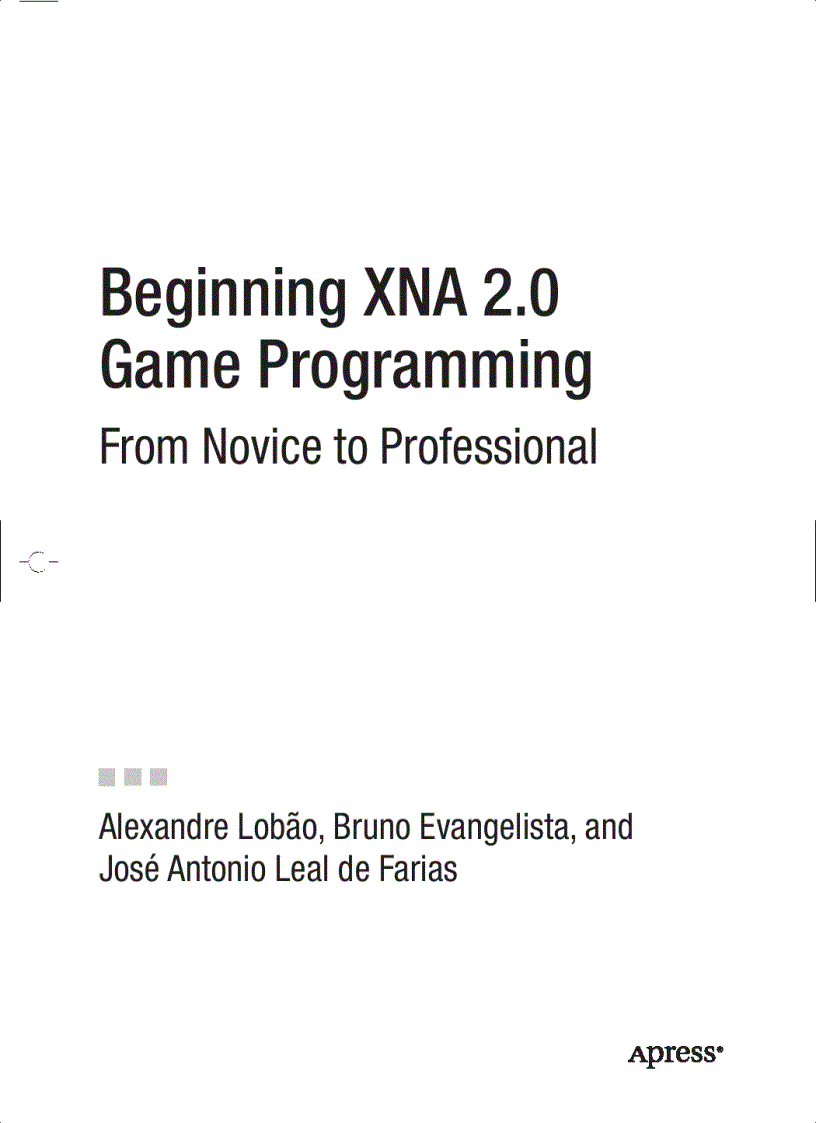 image for page Beginning XNA 2 0 Game Programming From Novice to Professional