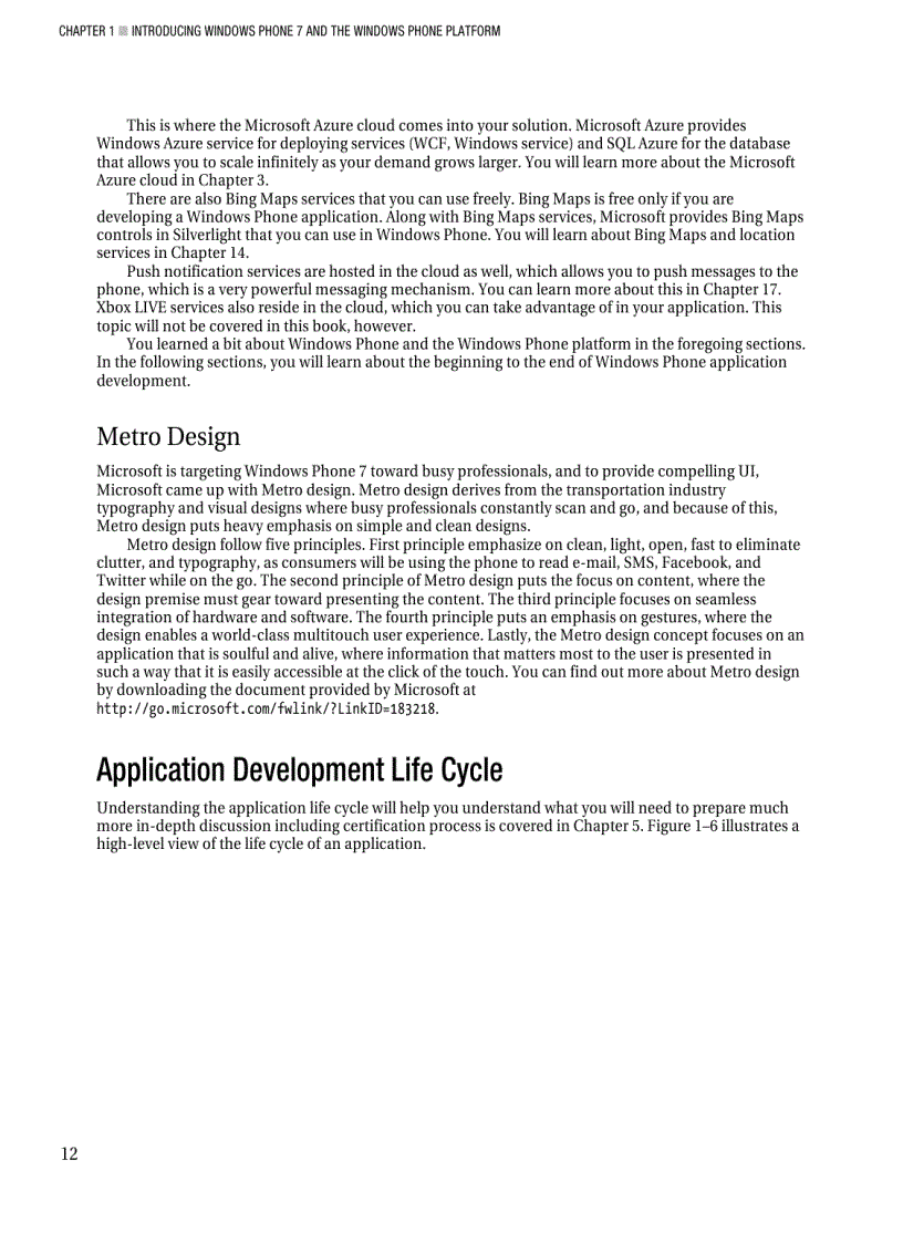 image for page Beginning Windows Phone 7 Development