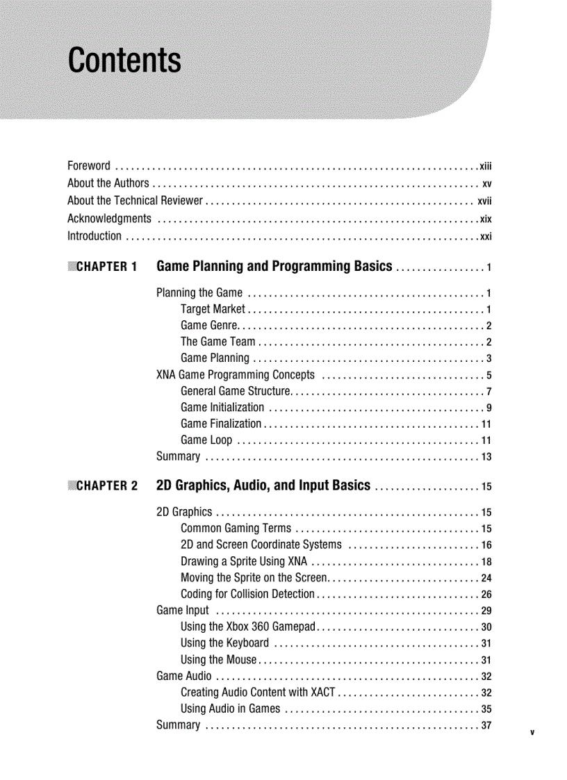 image for page Beginning XNA 3 0 Game Programming From Novice to Professional