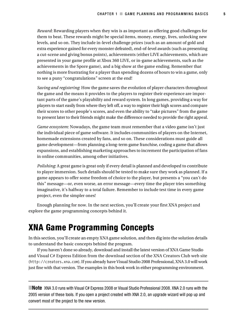 image for page Beginning XNA 3 0 Game Programming From Novice to Professional