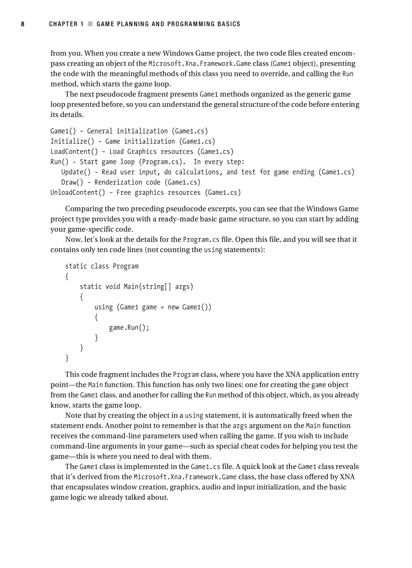 image for page Beginning XNA 3 0 Game Programming From Novice to Professional