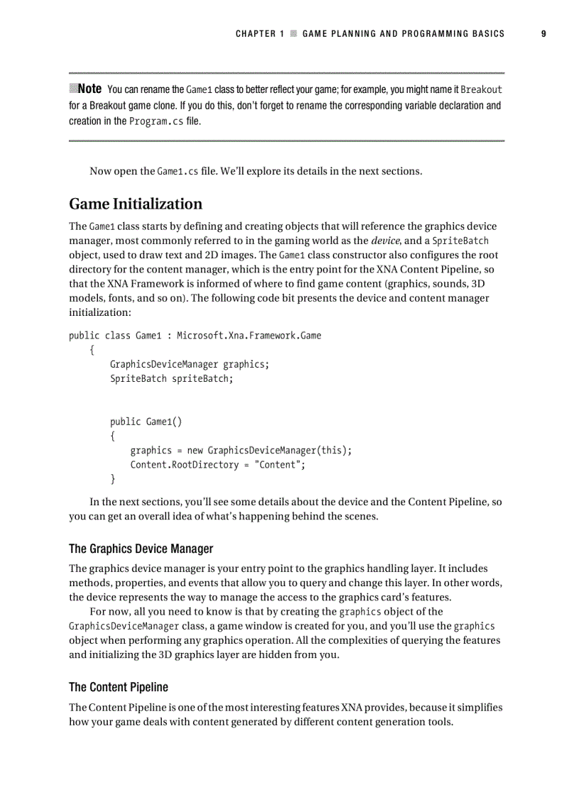 image for page Beginning XNA 3 0 Game Programming From Novice to Professional