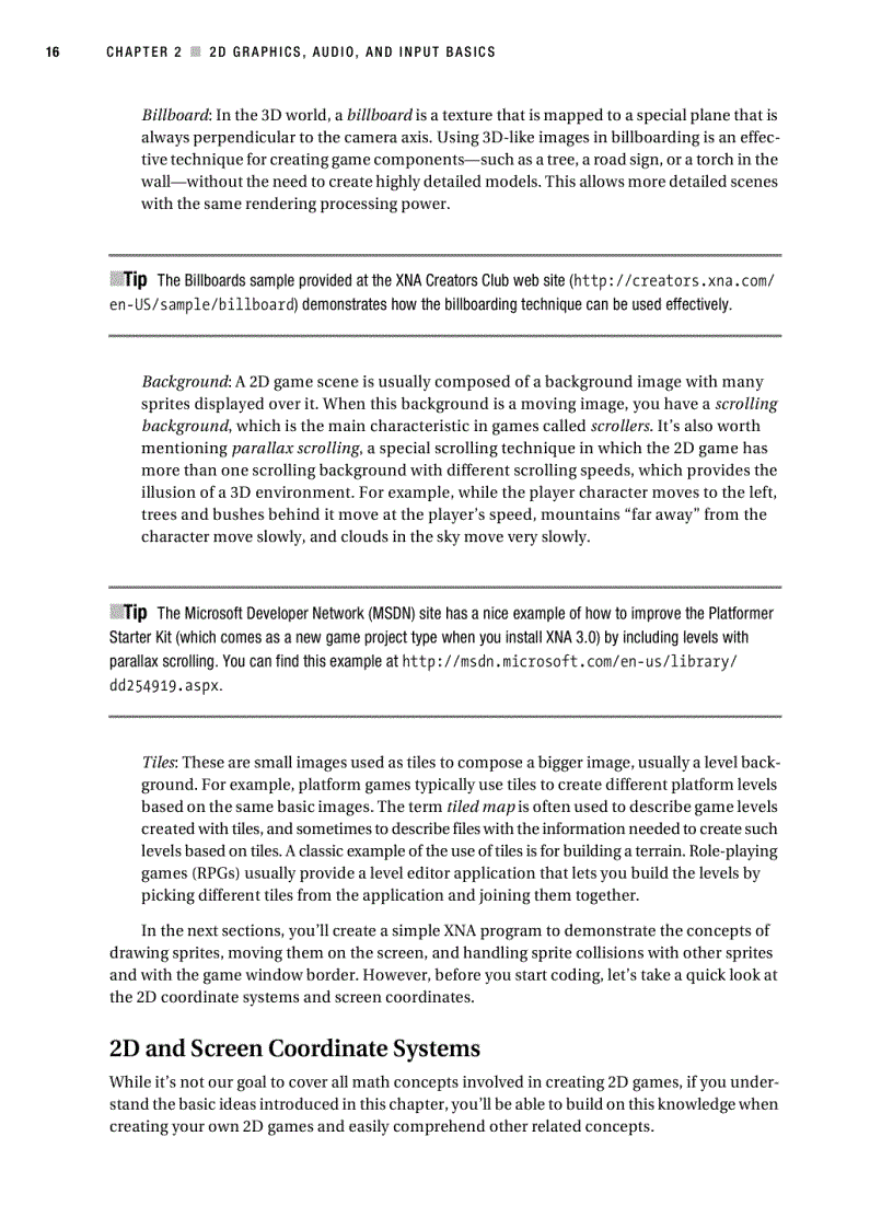 image for page Beginning XNA 3 0 Game Programming From Novice to Professional