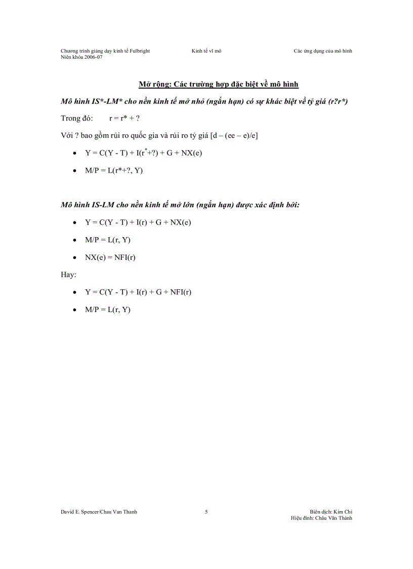 image for page Mô hình kinh tế vi mô