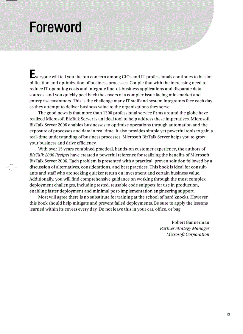 image for page BizTalk 2006 Recipes A Problem Solution Approach