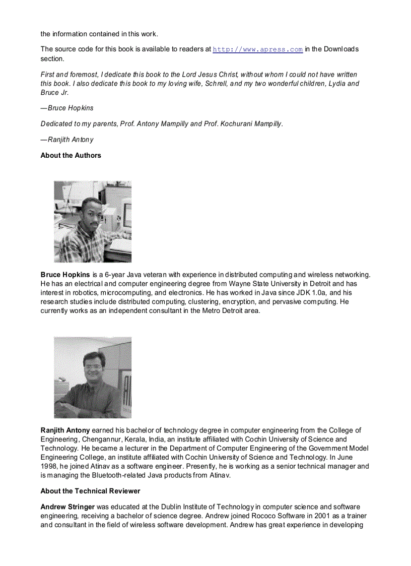 image for page Bluetooth for Java