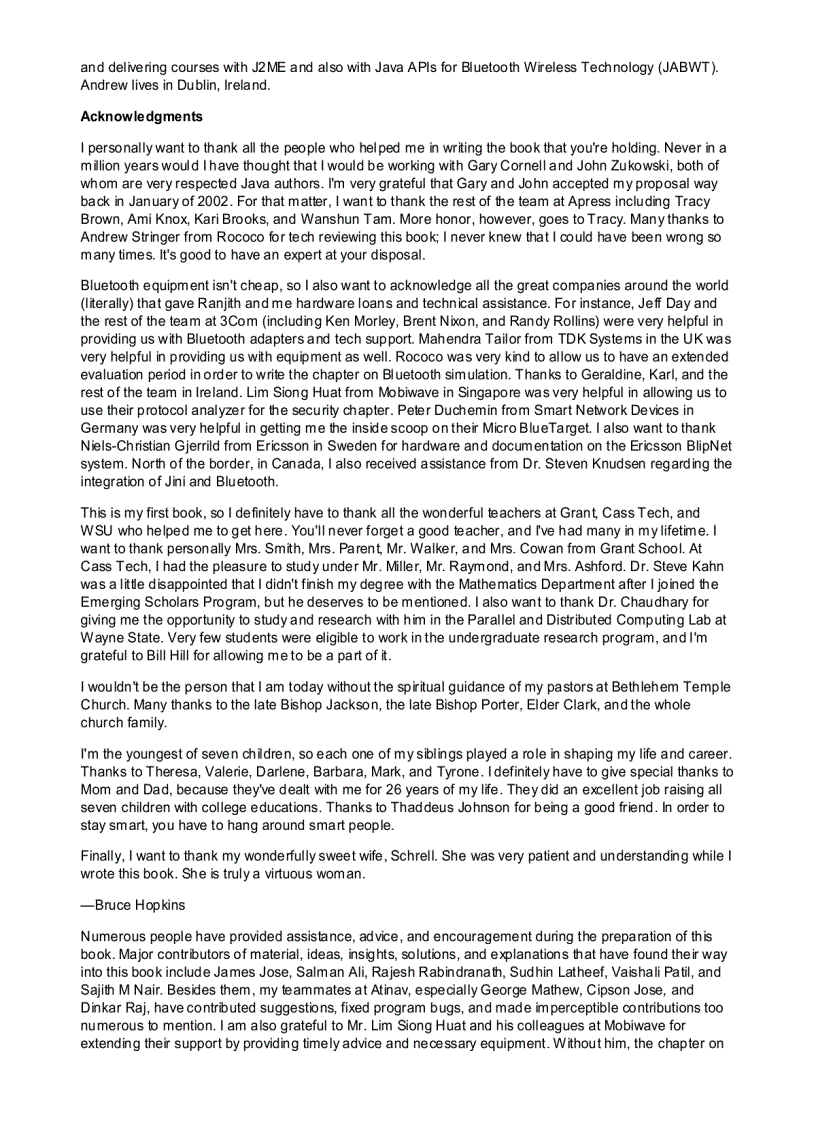 image for page Bluetooth for Java