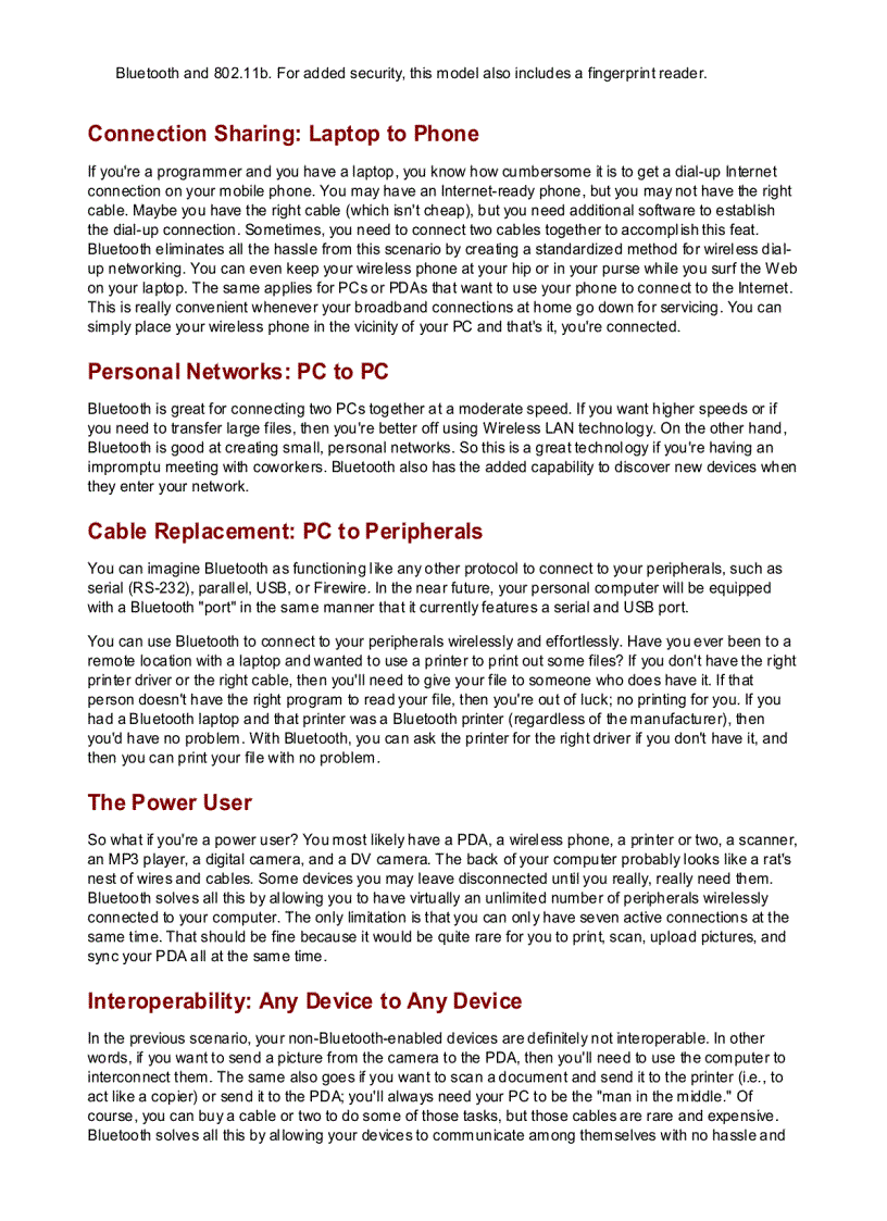 image for page Bluetooth for Java