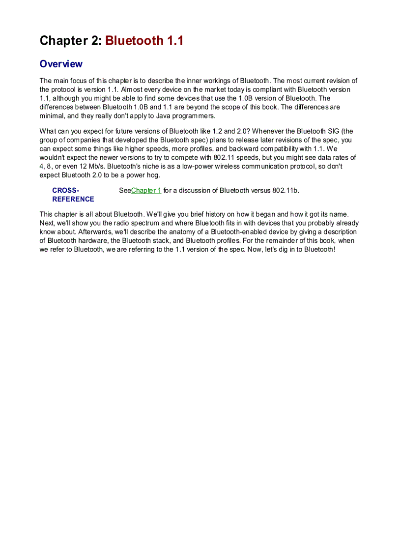 image for page Bluetooth for Java