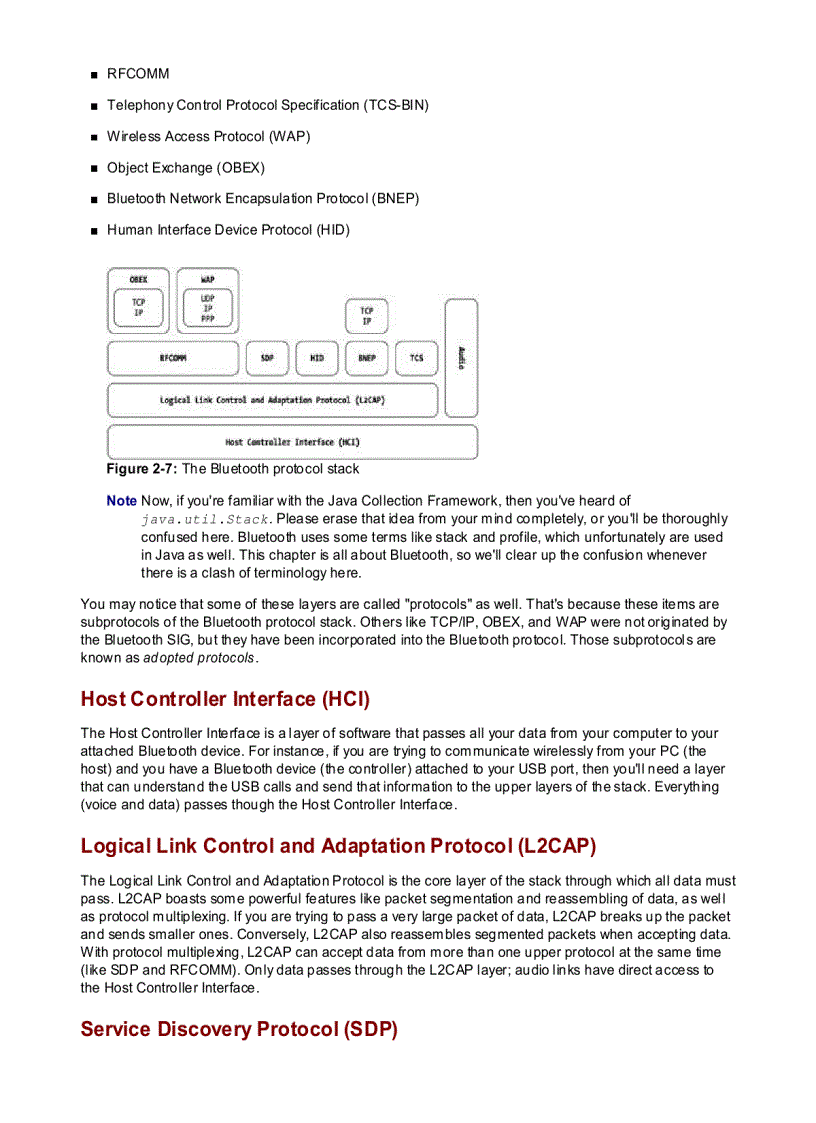 image for page Bluetooth for Java