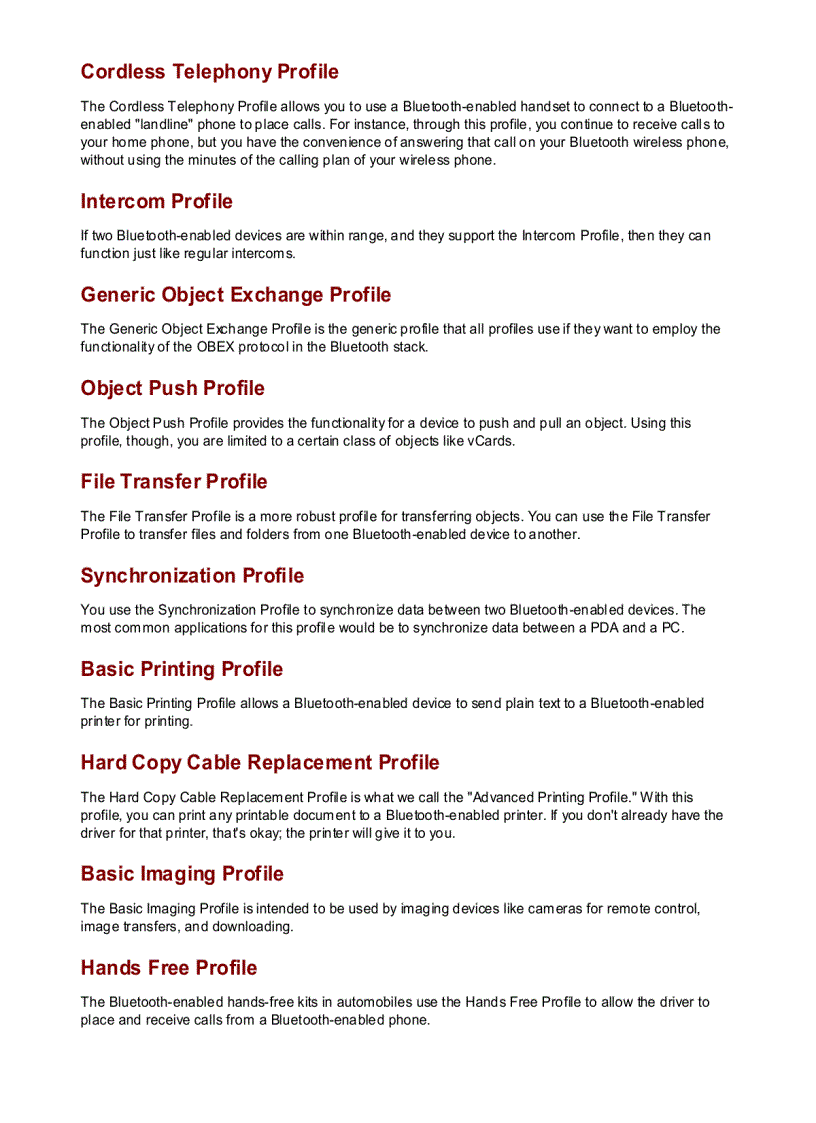 image for page Bluetooth for Java