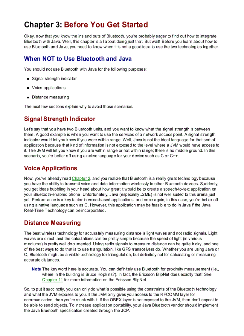 image for page Bluetooth for Java