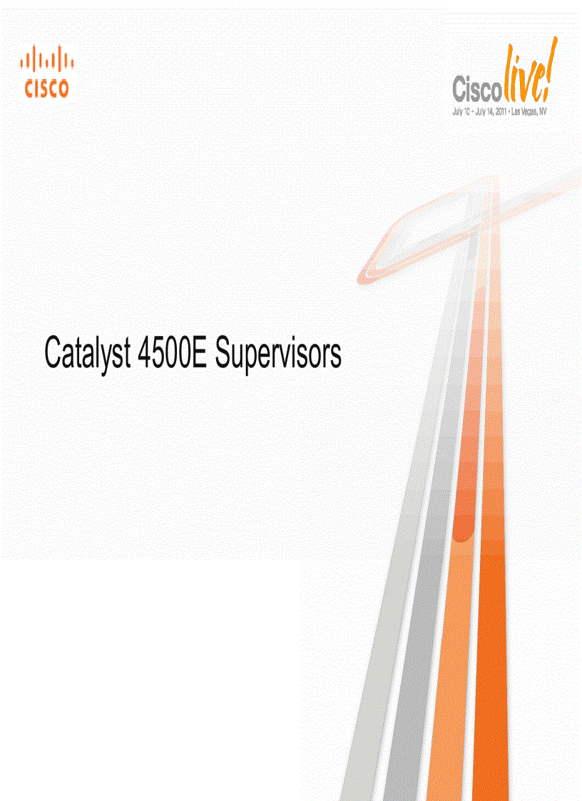 image for page BRKARC 3445 Catalyst 4500EDeep Dive