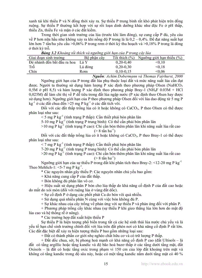 image for page Các chất dinh dưỡng trong đất lúa nước