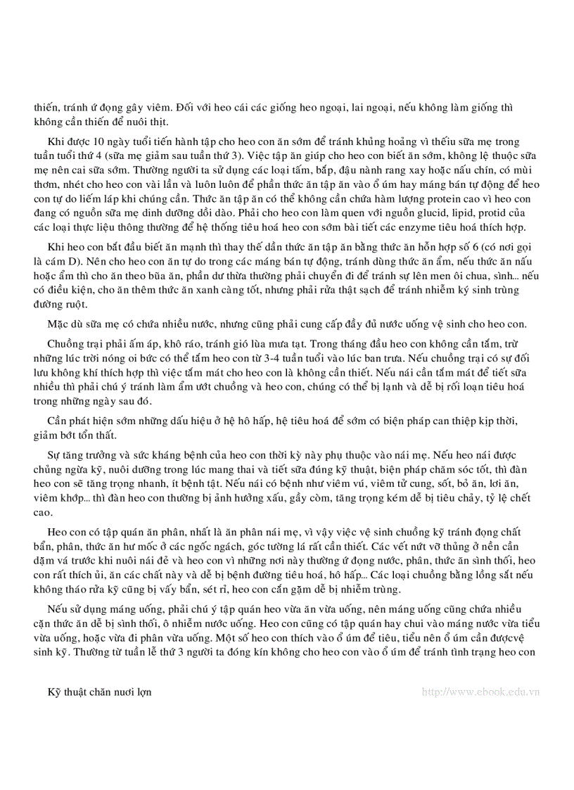 image for page Qui trình chăm sóc nuôi dưỡng heo