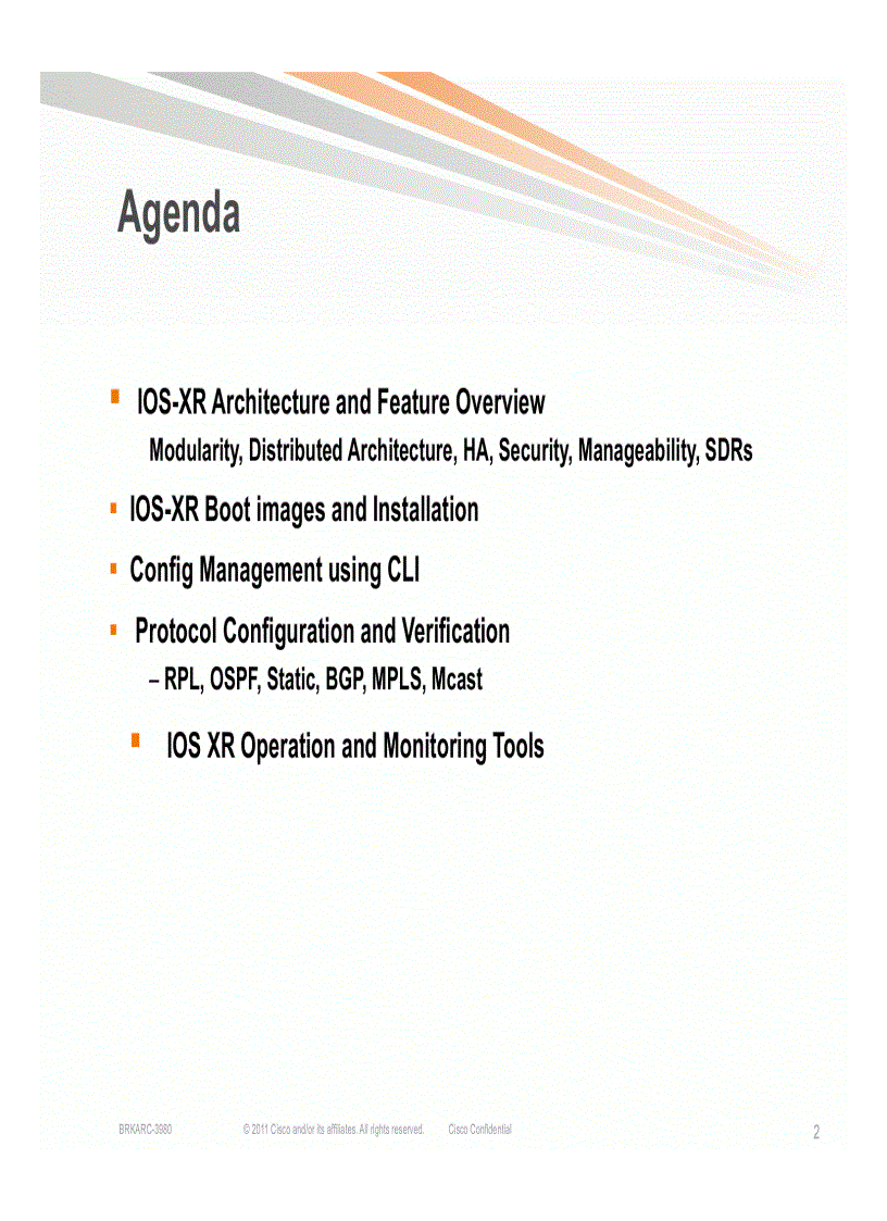 image for page Introduction to Cisco IOS XR Cisco Next Generation Operating System