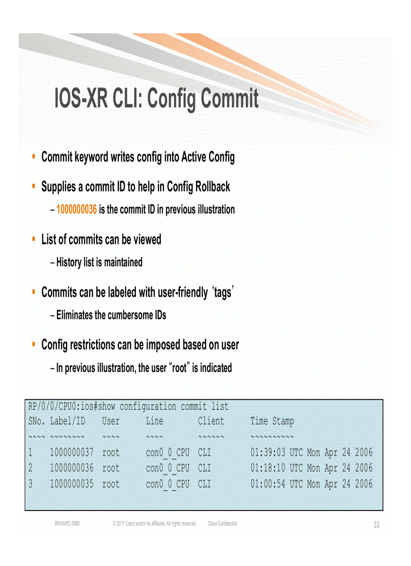 image for page Introduction to Cisco IOS XR Cisco Next Generation Operating System