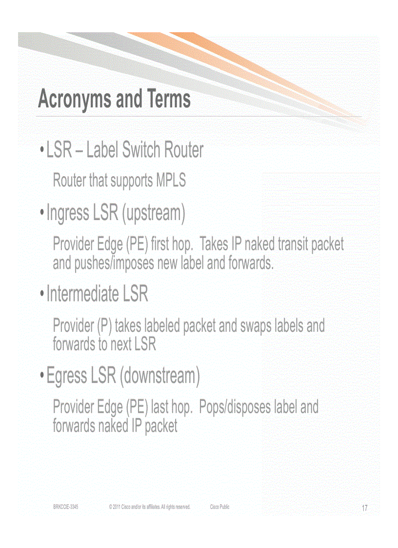 image for page A CCIE s Introduction to MPLS Networks