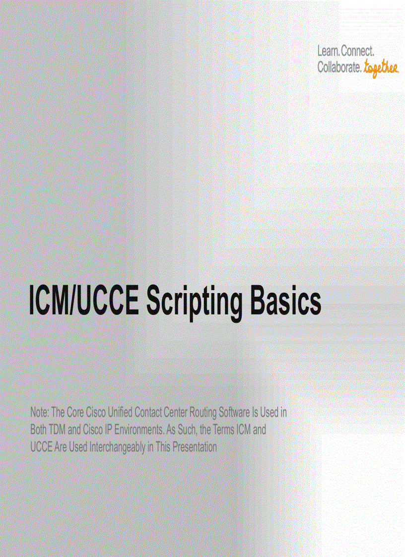 image for page Cisco Unified Contact Center Enterprise How Scripting Affects Reporting