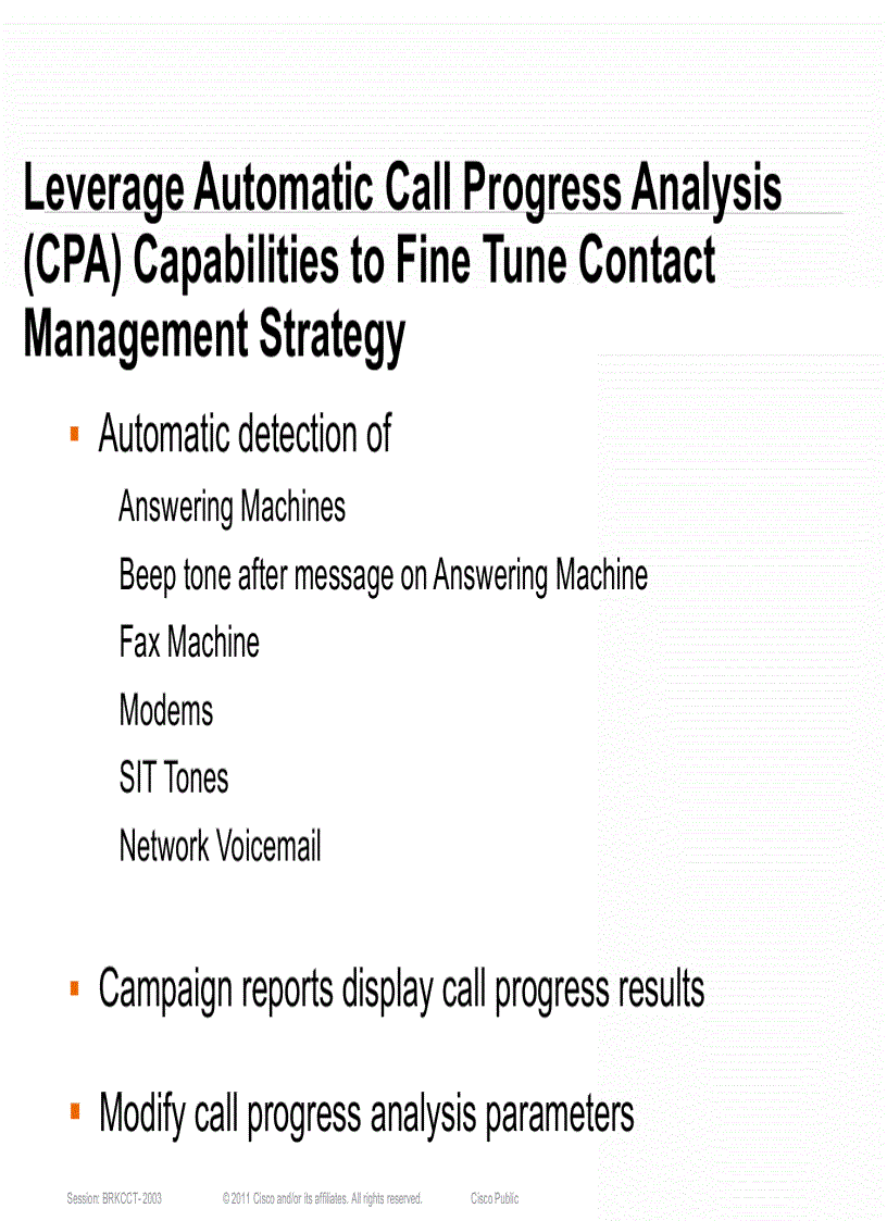 image for page Getting the Most out of Cisco Unified Contact Center Enterprise and Hosted Outbound Option