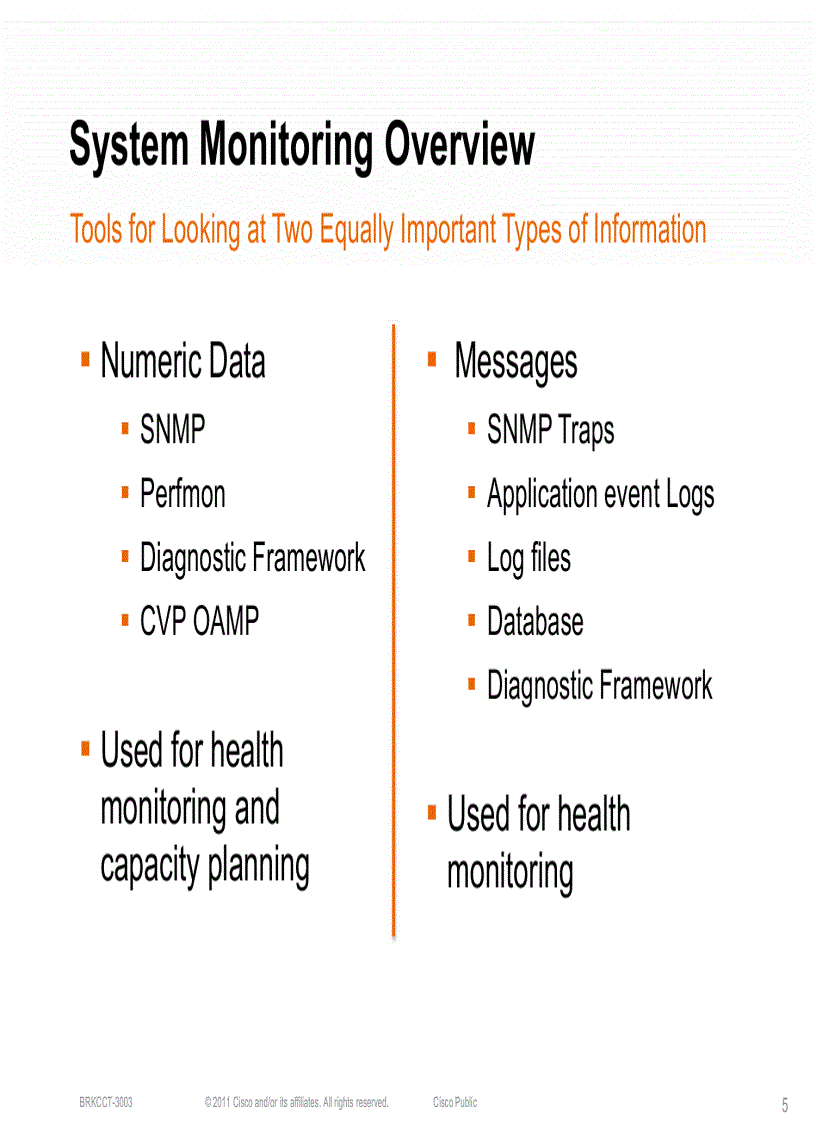 image for page Cisco Unified Contact Center and Customer Voice Portal System Management and Monitoring