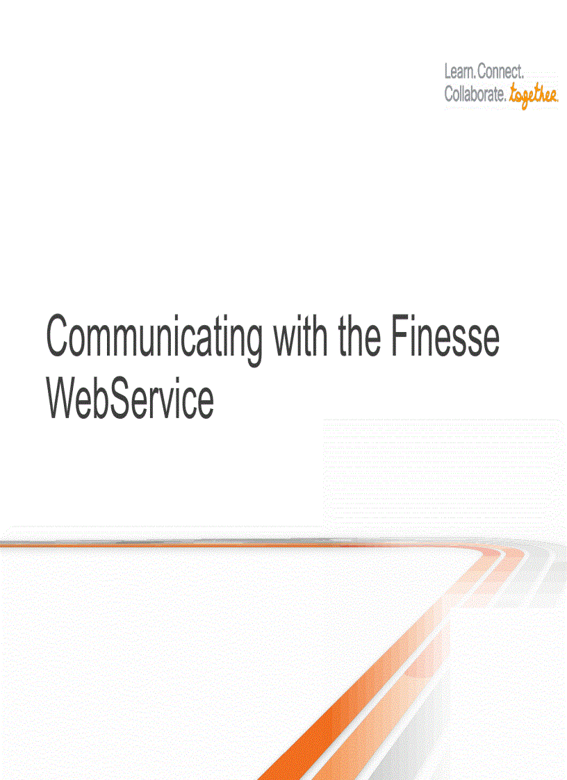 image for page Programmming with the Finesse API