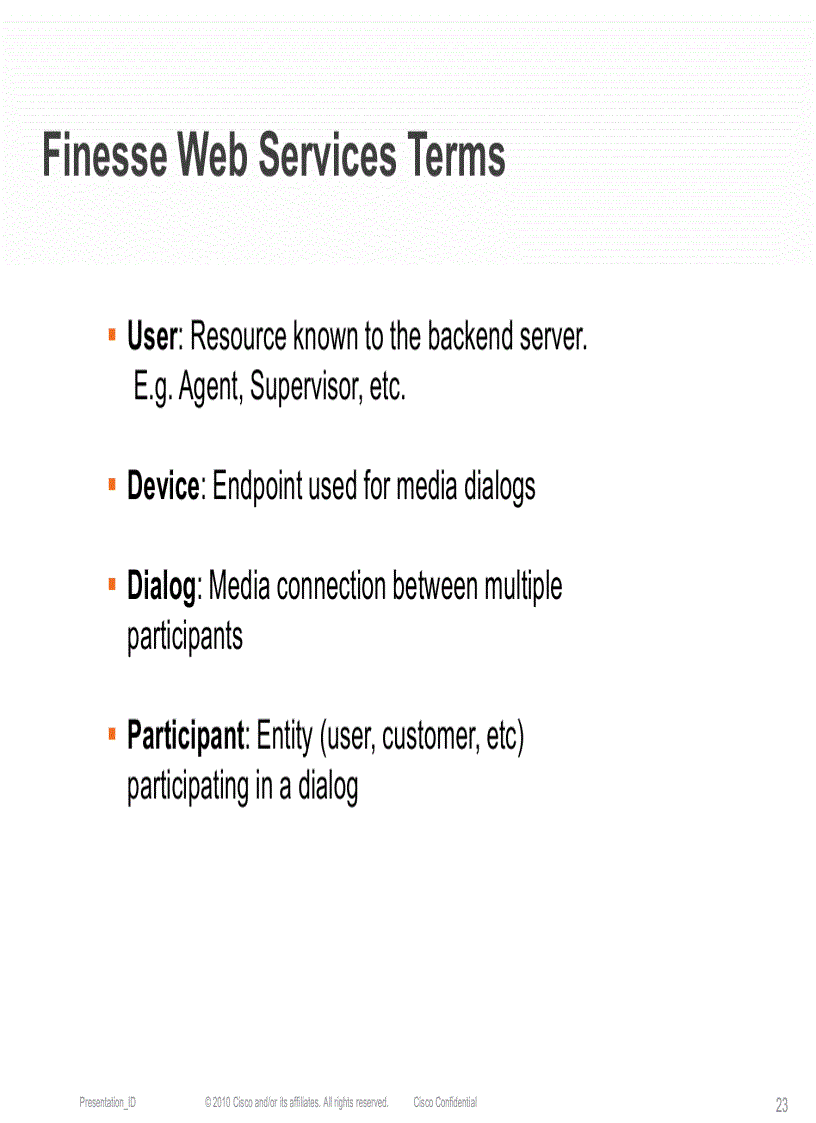 image for page Programmming with the Finesse API