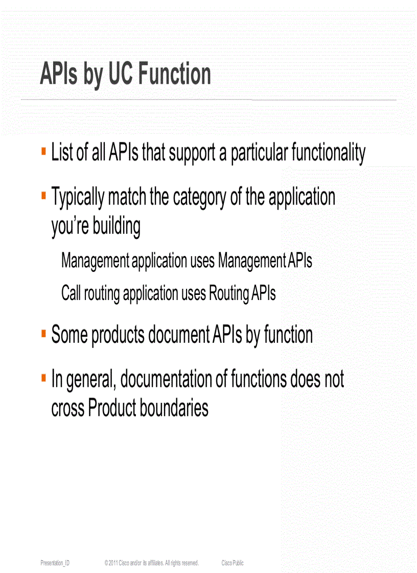 image for page Introduction to Developing With Cisco Unified Communications APIs