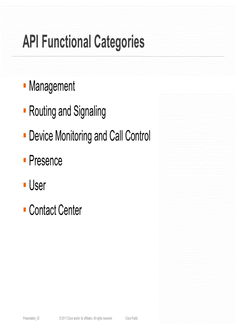 image for page Introduction to Developing With Cisco Unified Communications APIs
