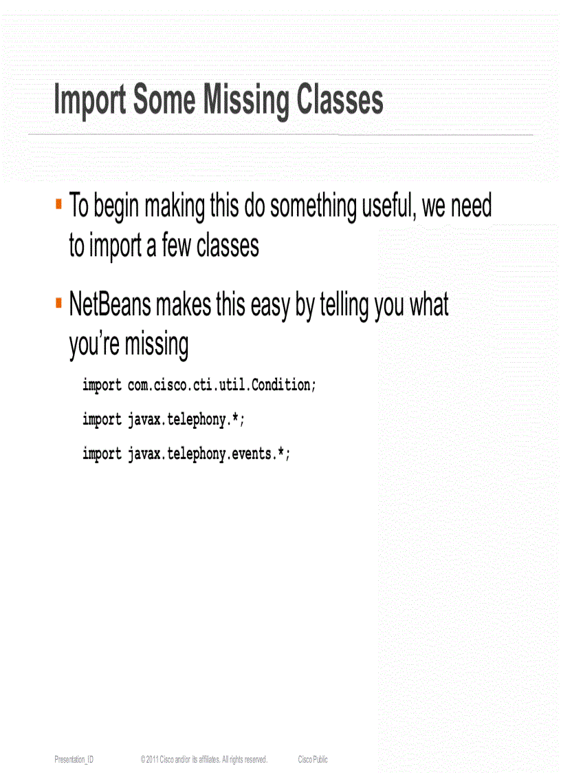 image for page Introduction to Developing With Cisco Unified Communications APIs