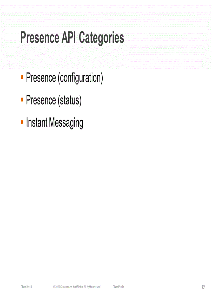 image for page Taxonomy of Cisco UC APIs