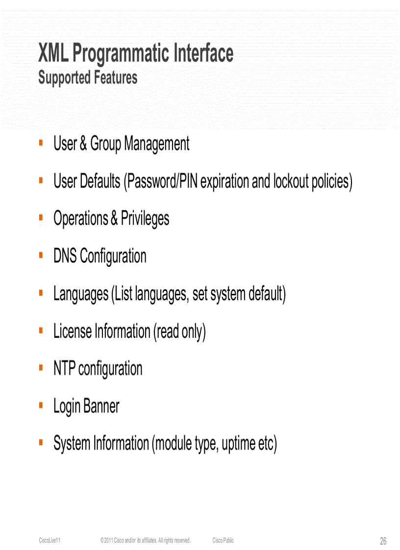 image for page Taxonomy of Cisco UC APIs