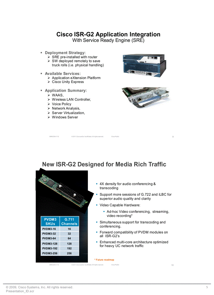 image for page Cisco Services Routing Strategy UC API s on ISR G2 Platform