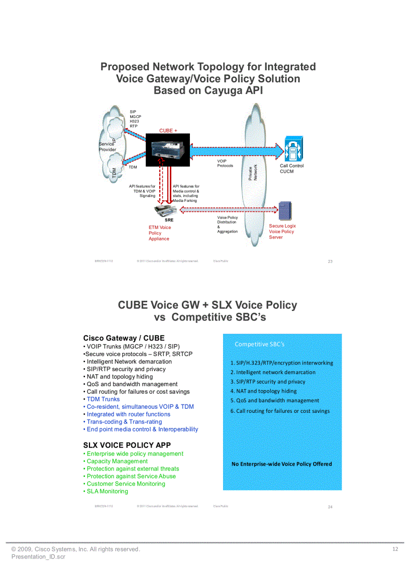 image for page Cisco Services Routing Strategy UC API s on ISR G2 Platform