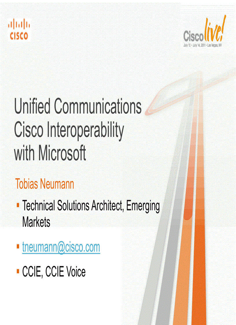 image for page Unified CommunicationsCisco Interoperability with Microsoft