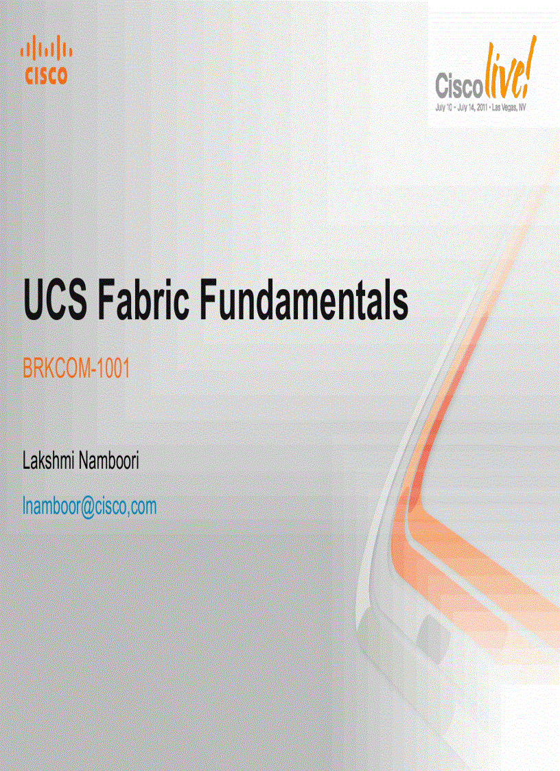 image for page UCS Fabric Fundamentals