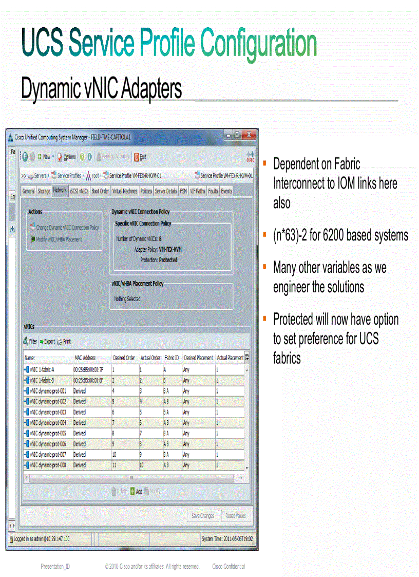 image for page Virtual Machines Fabric Extender UCS Fabric and VM s Extending FEX direct to VM sin UCS