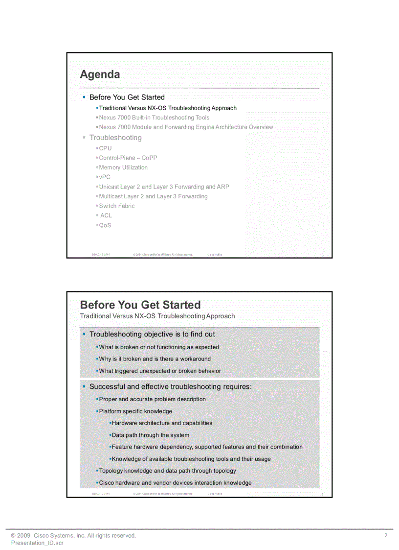 Troubleshooting Cisco Nexus 7000 Series Switches