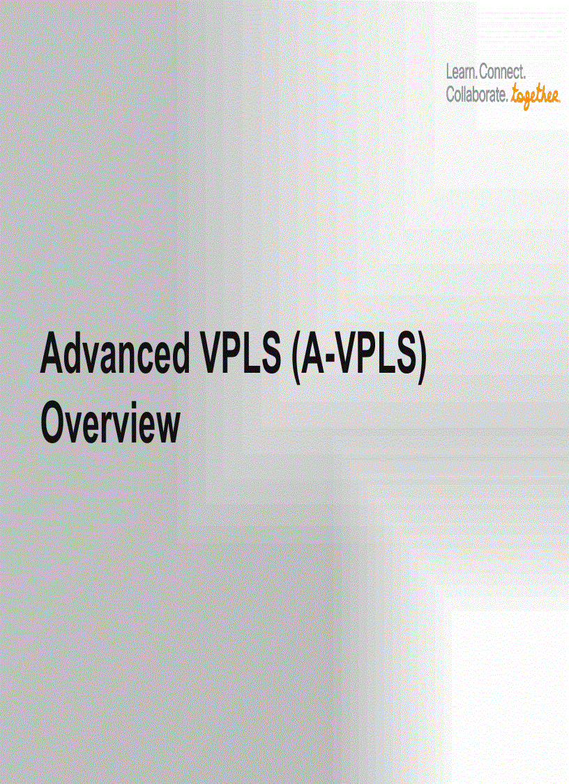 image for page Design and Deployment of Data Center Interconnects Using Advanced VPLS A VPLS