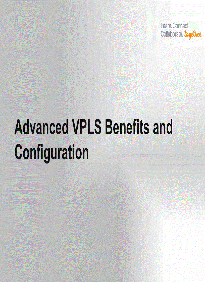image for page Design and Deployment of Data Center Interconnects Using Advanced VPLS A VPLS