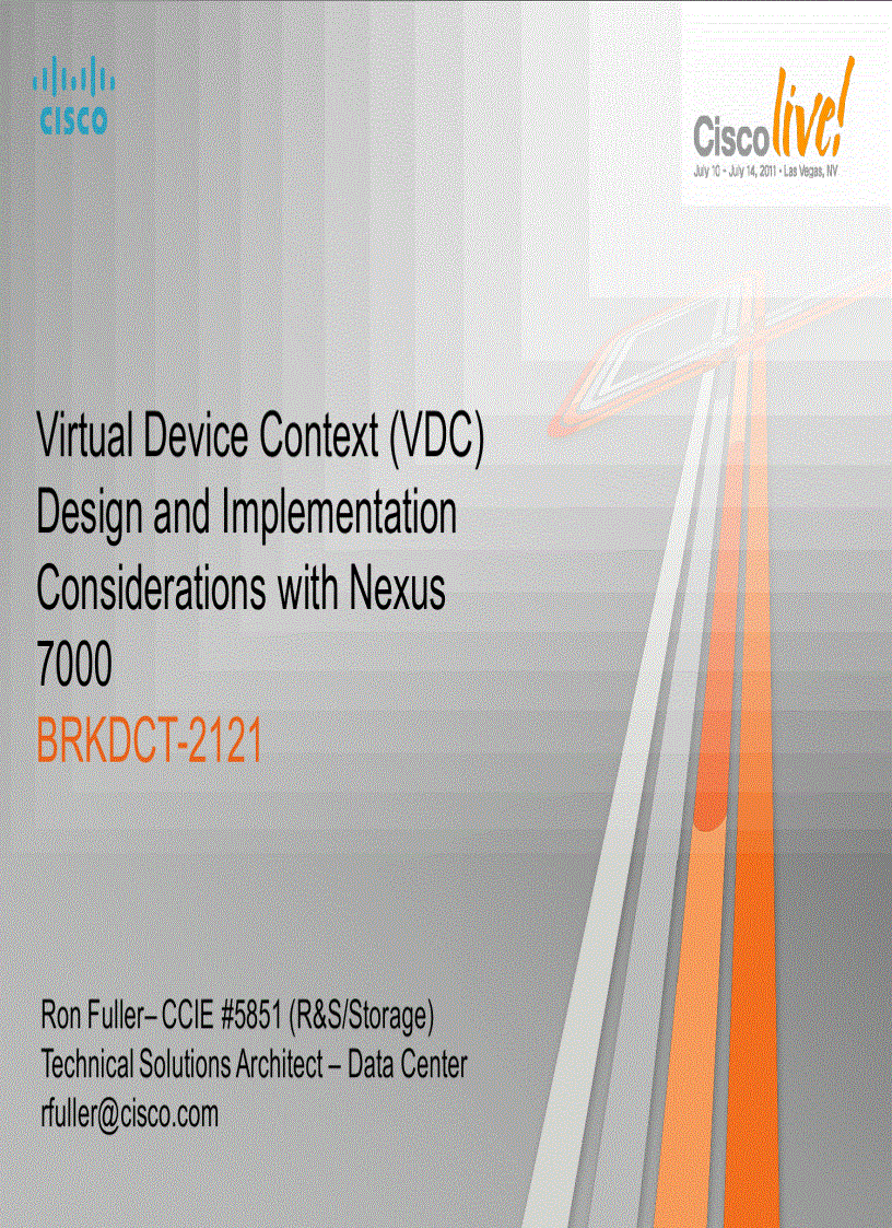 image for page Virtual Device Context VDC Design and Implementation Considerations with Nexus