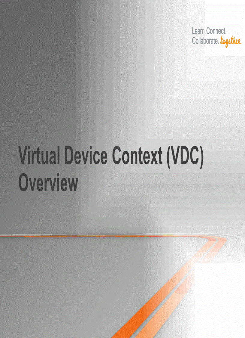 image for page Virtual Device Context VDC Design and Implementation Considerations with Nexus