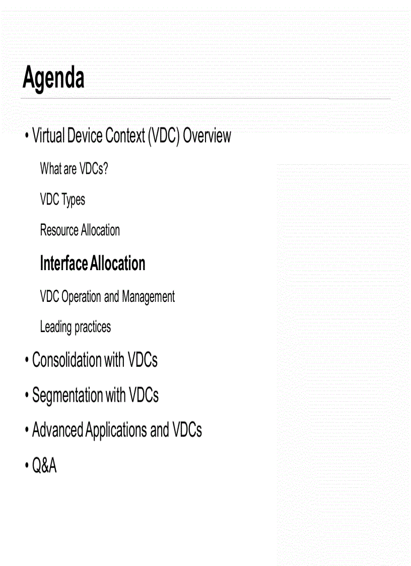 image for page Virtual Device Context VDC Design and Implementation Considerations with Nexus
