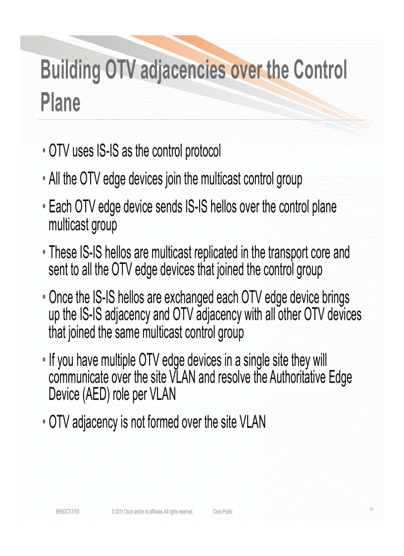 image for page Advanced OTV Configure Verify and Troubleshoot OTV in your network