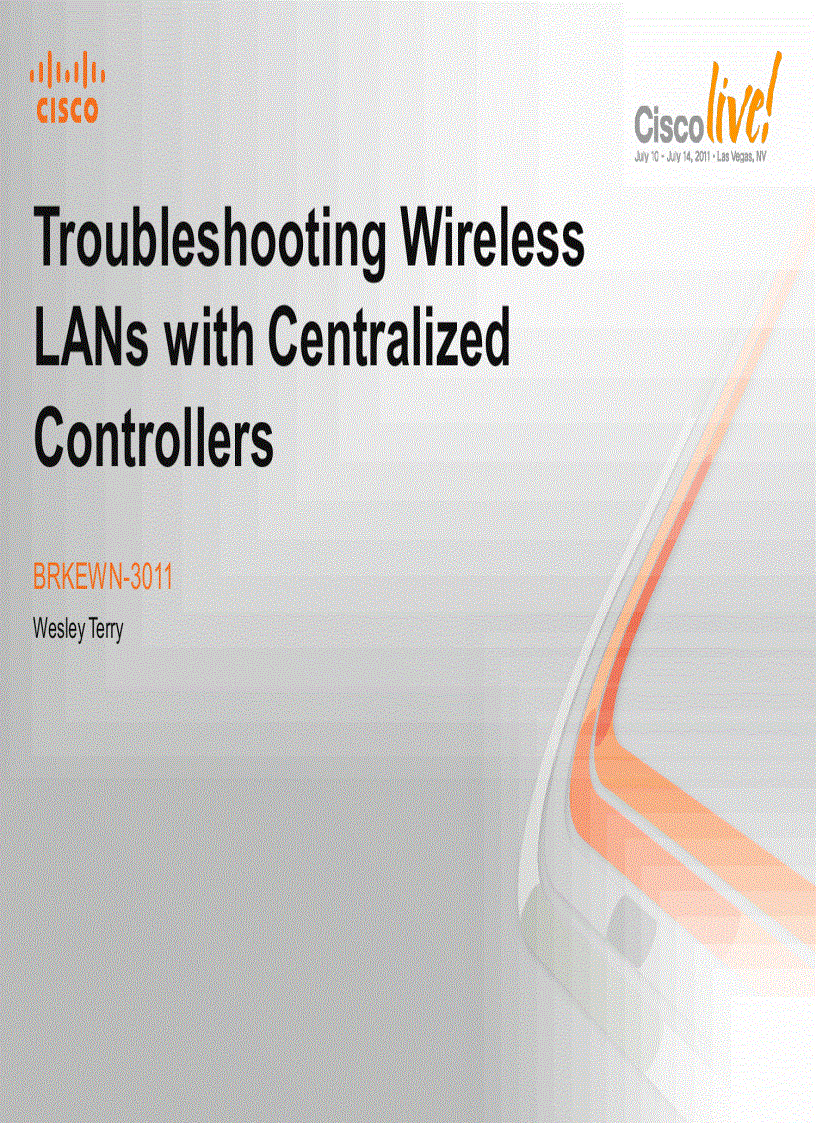 image for page Troubleshooting Wireless LANs with Centralized Controllers