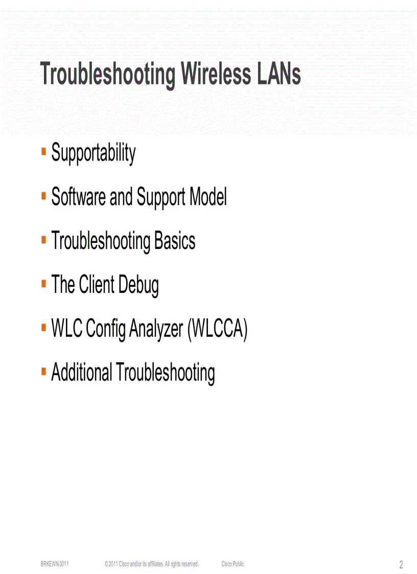 image for page Troubleshooting Wireless LANs with Centralized Controllers