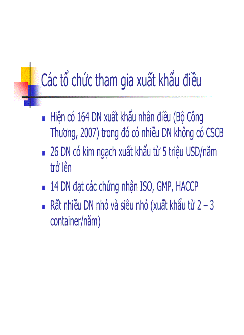 image for page Năng lực cạnh tranh của ngành điều việt nam