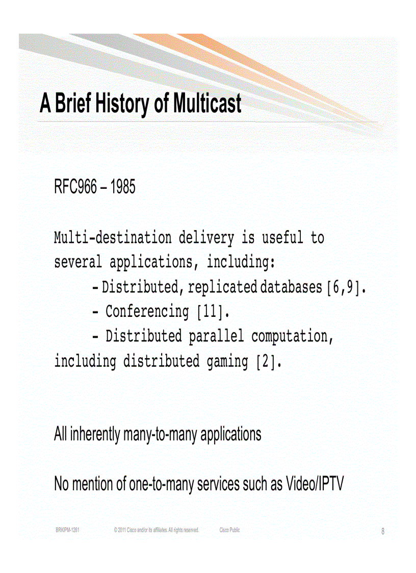 image for page Introduction to IP Multicast