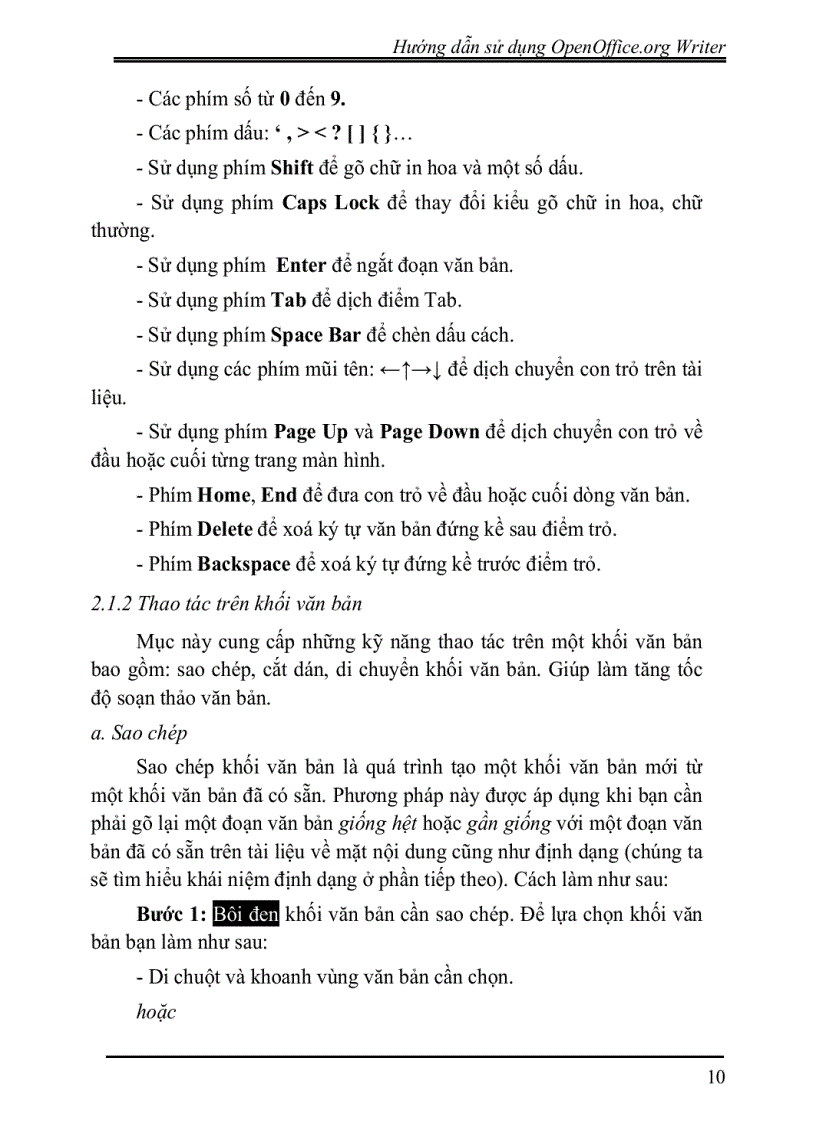 image for page Hướng dẫn sử dụng phần mềm soạn thảo văn bản