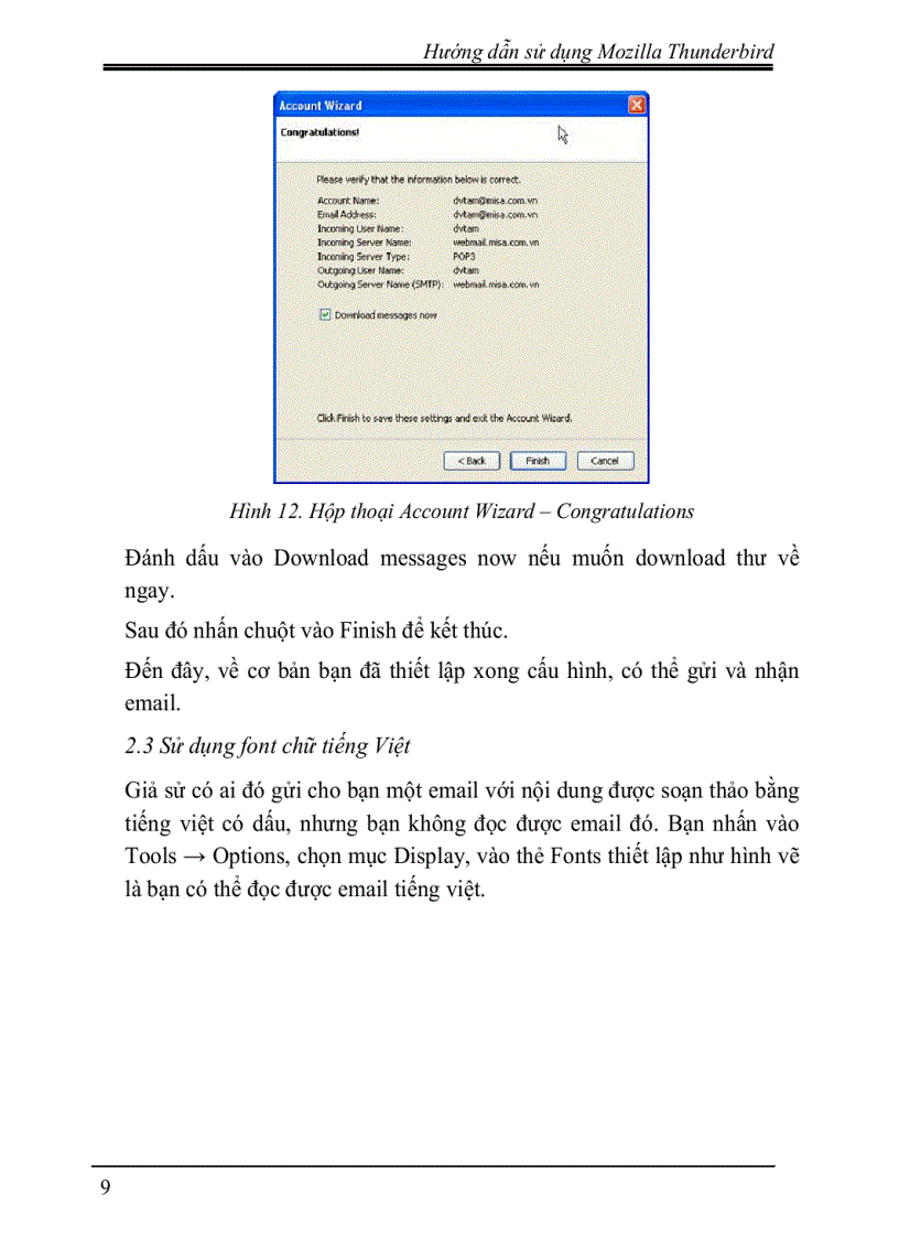 image for page HƯỚNG DẪN SỬ DỤNG PHẦN MỀM Gửi nhận Email